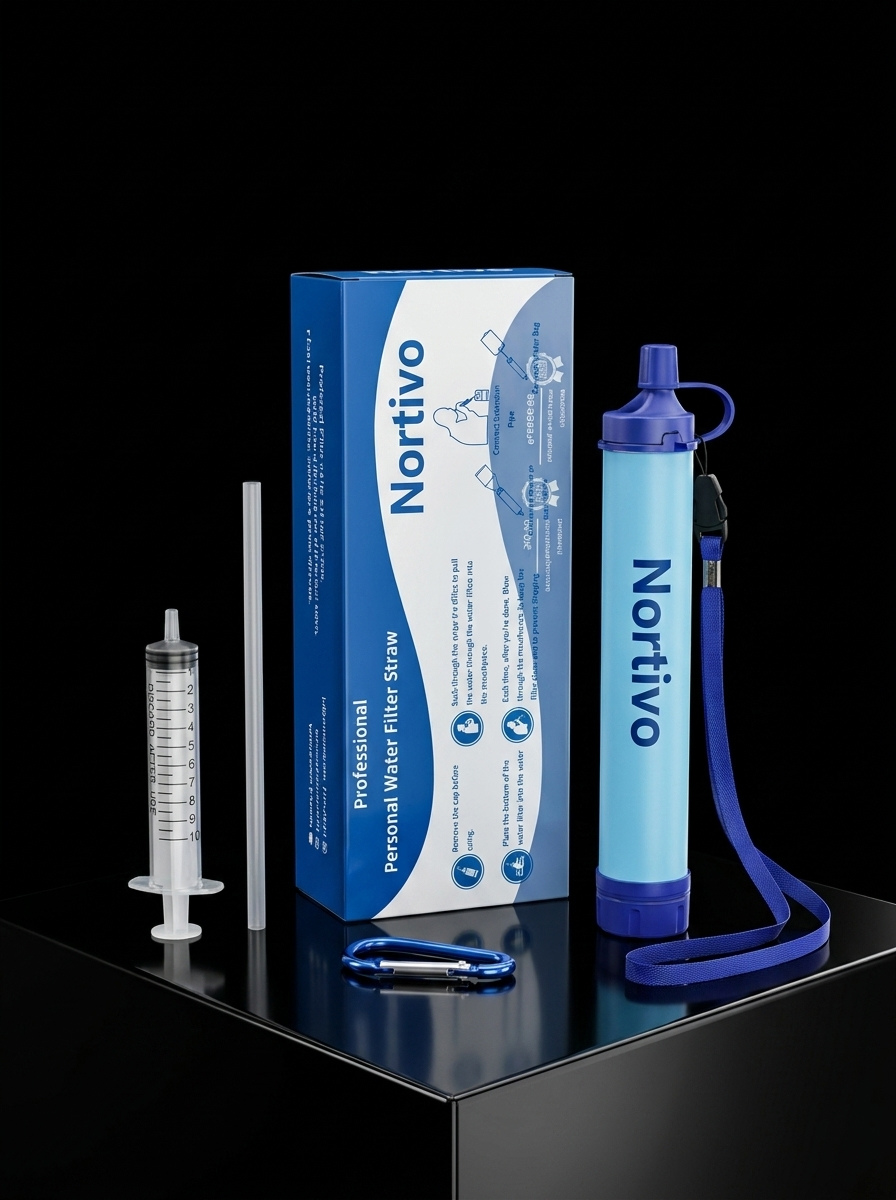 Hydra-X1 Emergency Water Filter Straw (400 gal)